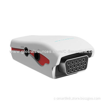 HDMI to VGA Converter with Audio Output and 5V DC Power Supply, OEM Colors and Logos Accepted